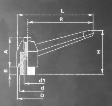 Indexed clamping lever female push button female thread design.jpg (22761 bytes)