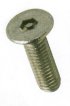 pin hex csk machine screws